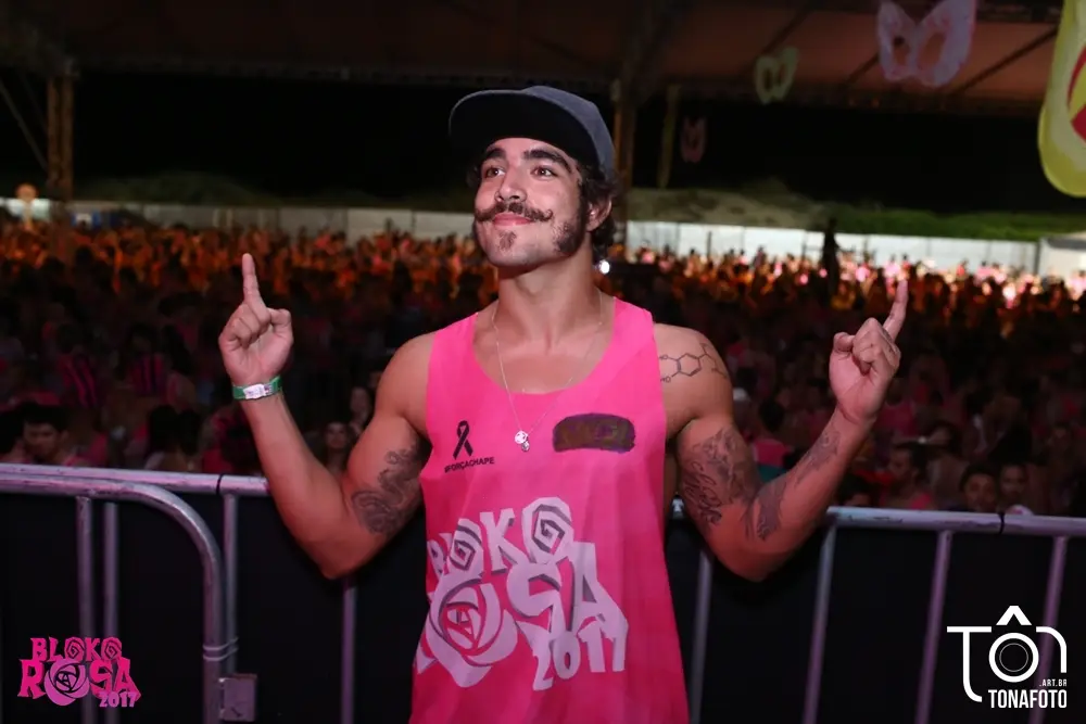 Foliões no Bloko Rosa 2017
