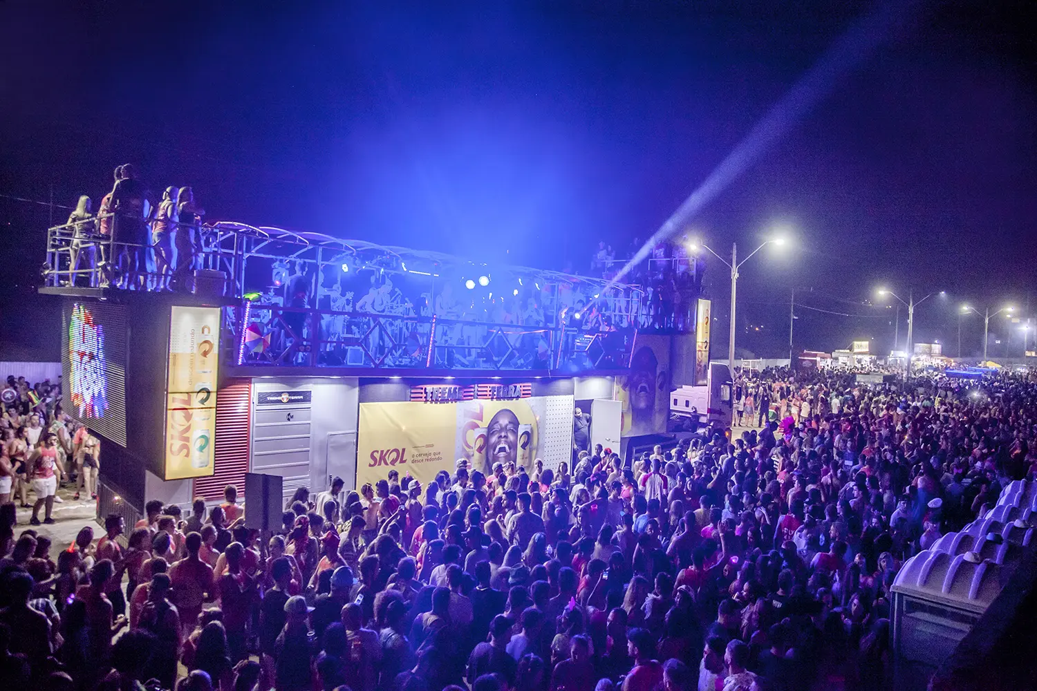 Foliões no Bloko Rosa 2019