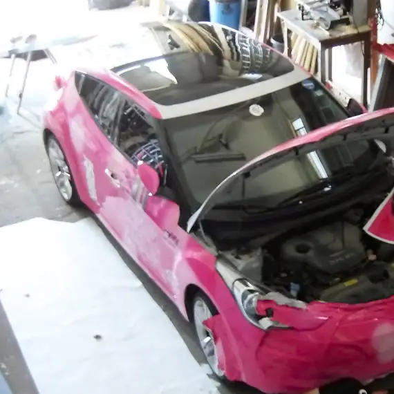 Carro personalizado do Bloko Rosa